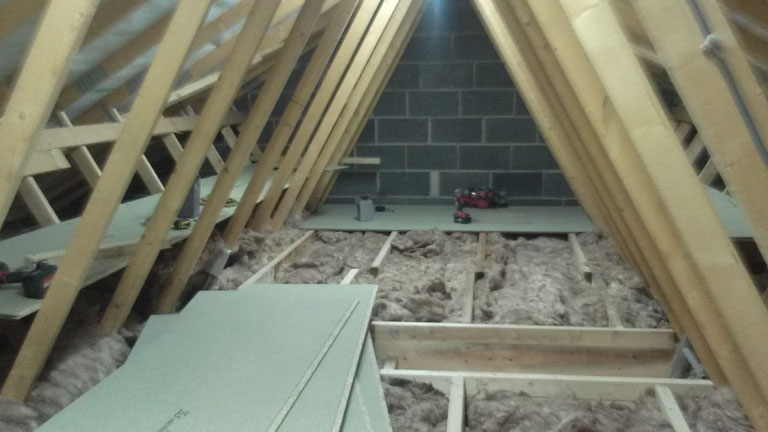 Castlewood can install Loft Boarding
